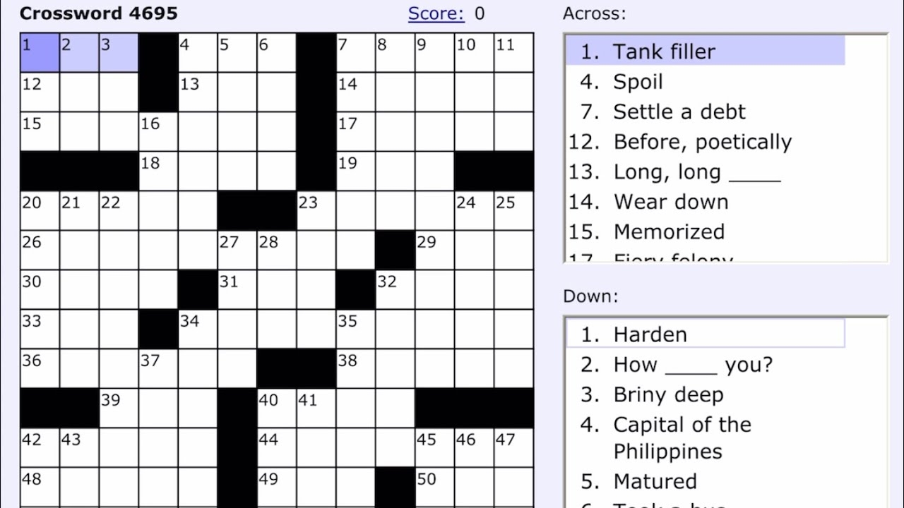 Crossword Puzzles Printable Boatload