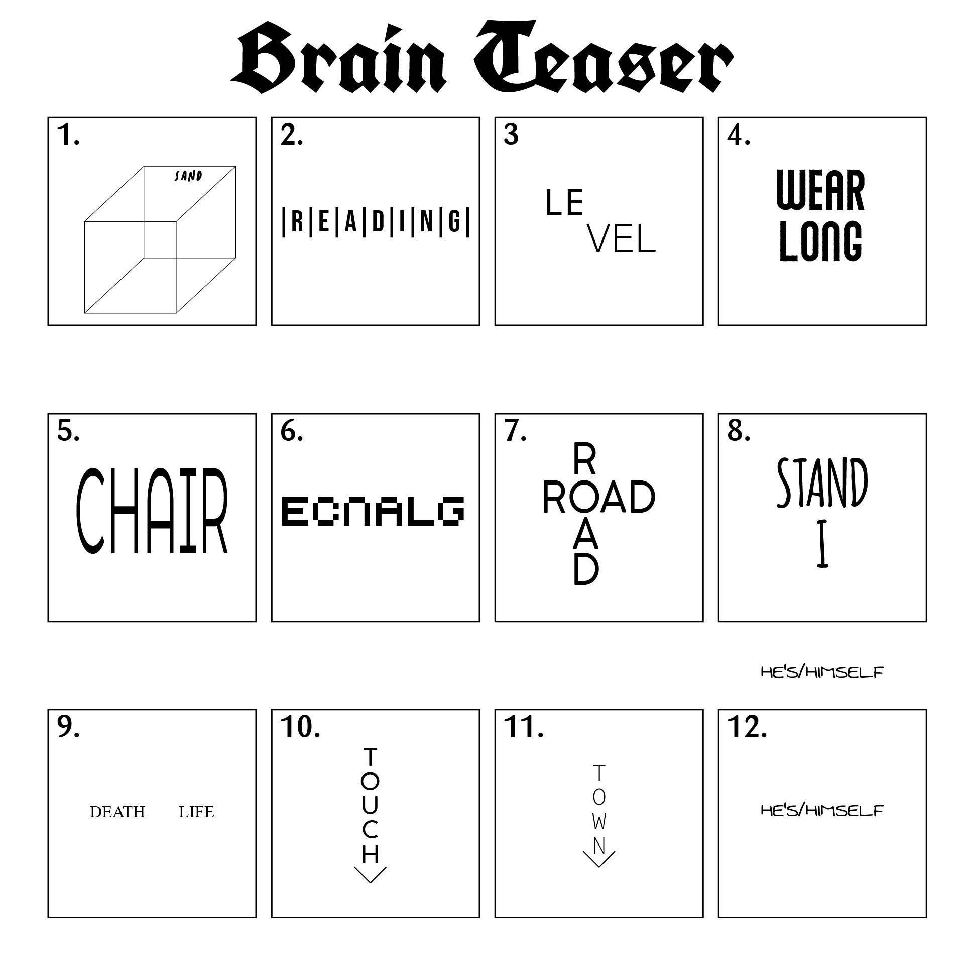 Printable Mind Puzzles