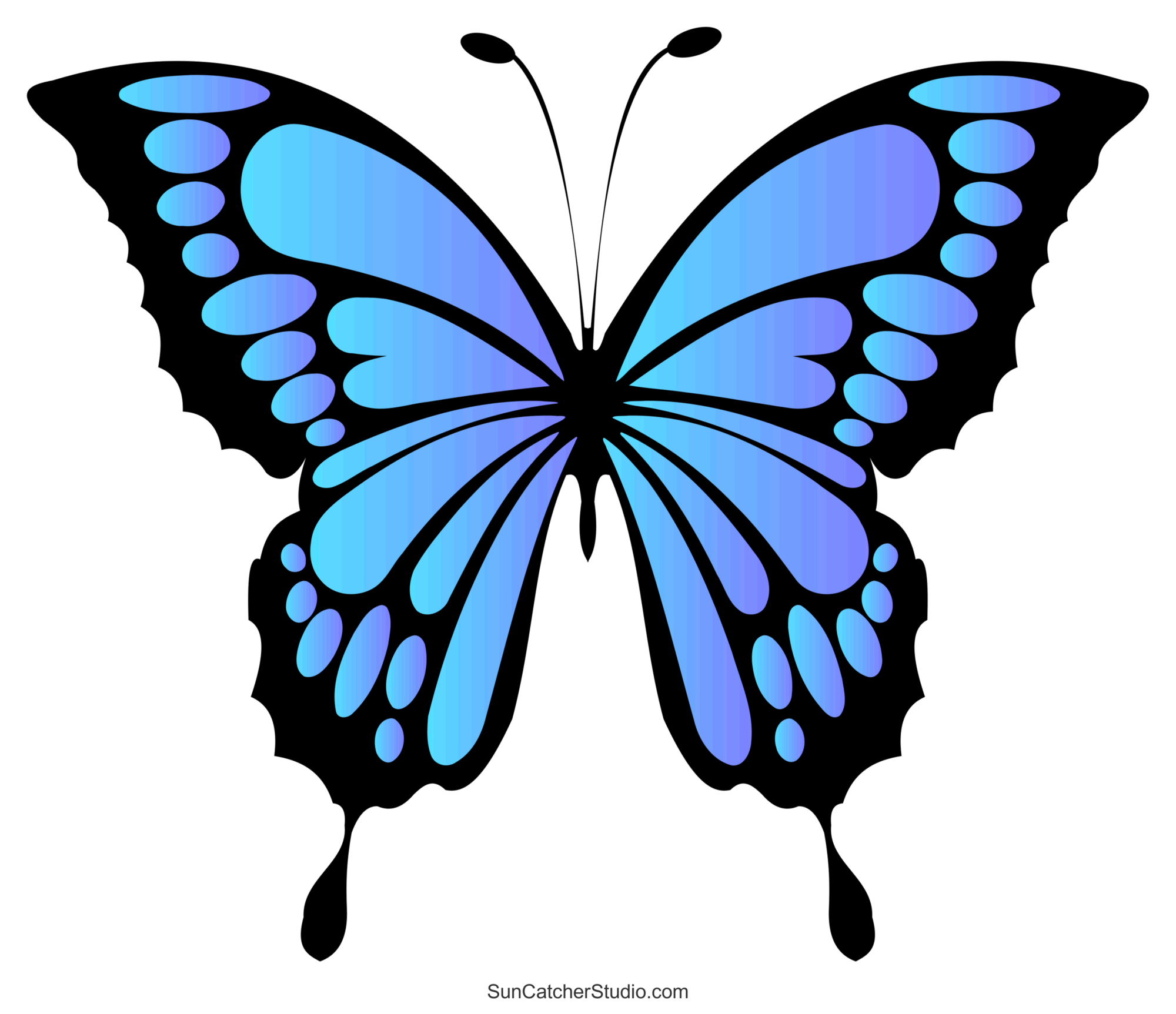Butterfly SVG Files Printable Templates Patterns Clipart Free Printables Monograms Design Tools Patterns DIY Projects