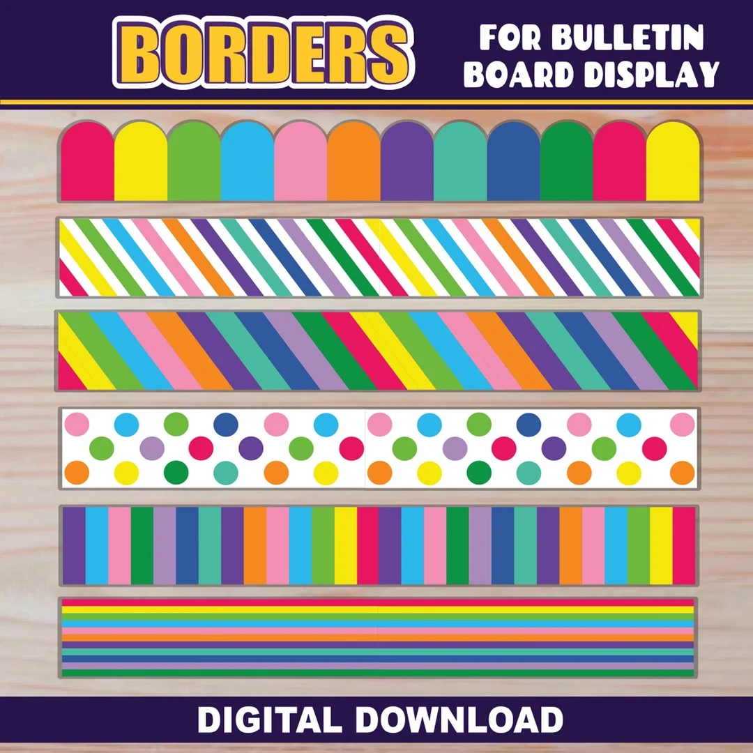 Border Design For Bulletin Board Printable