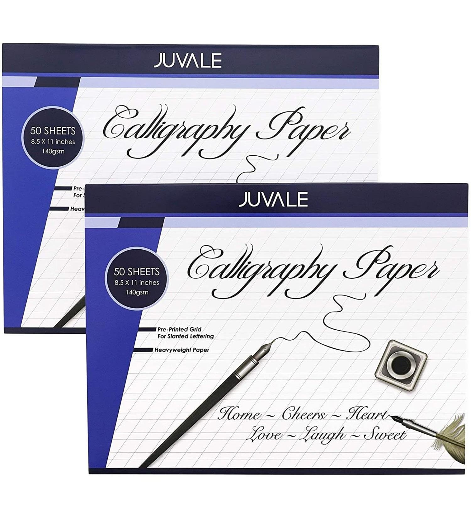 Calligraphy Paper Pad 2 Pack 50 Sheets Buy Now With Express 