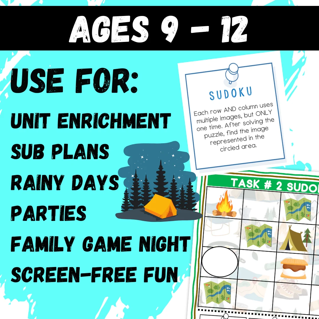 Brain Teaser Printable Escape Room Puzzles