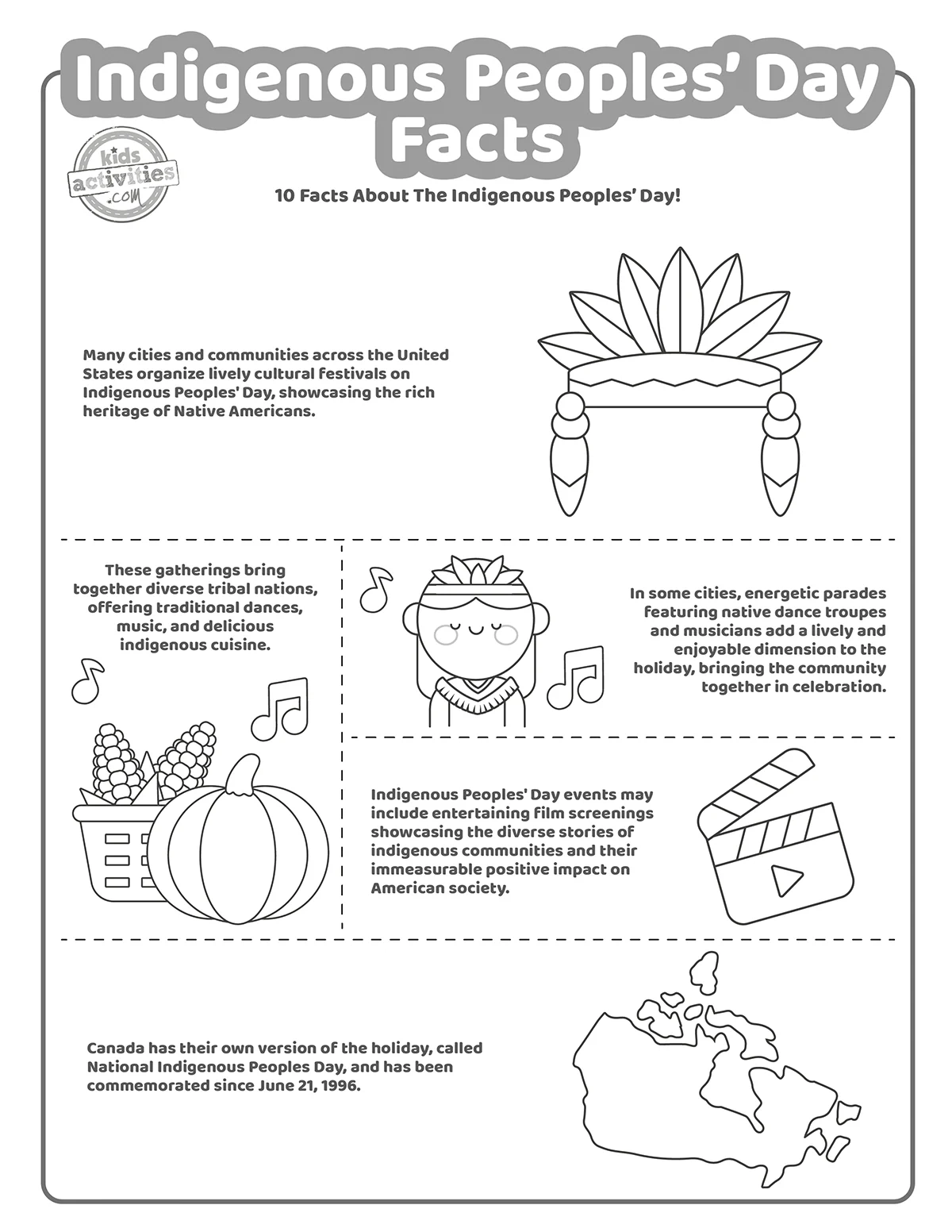 Free Printable Native American Worksheets Pdf