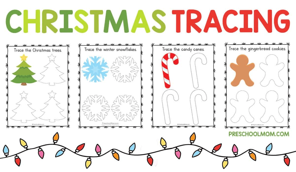 Free Printable Christmas Preschool Worksheets