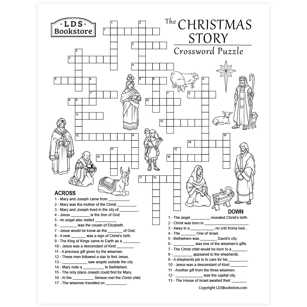 Free Printable Christmas Crossword Puzzles