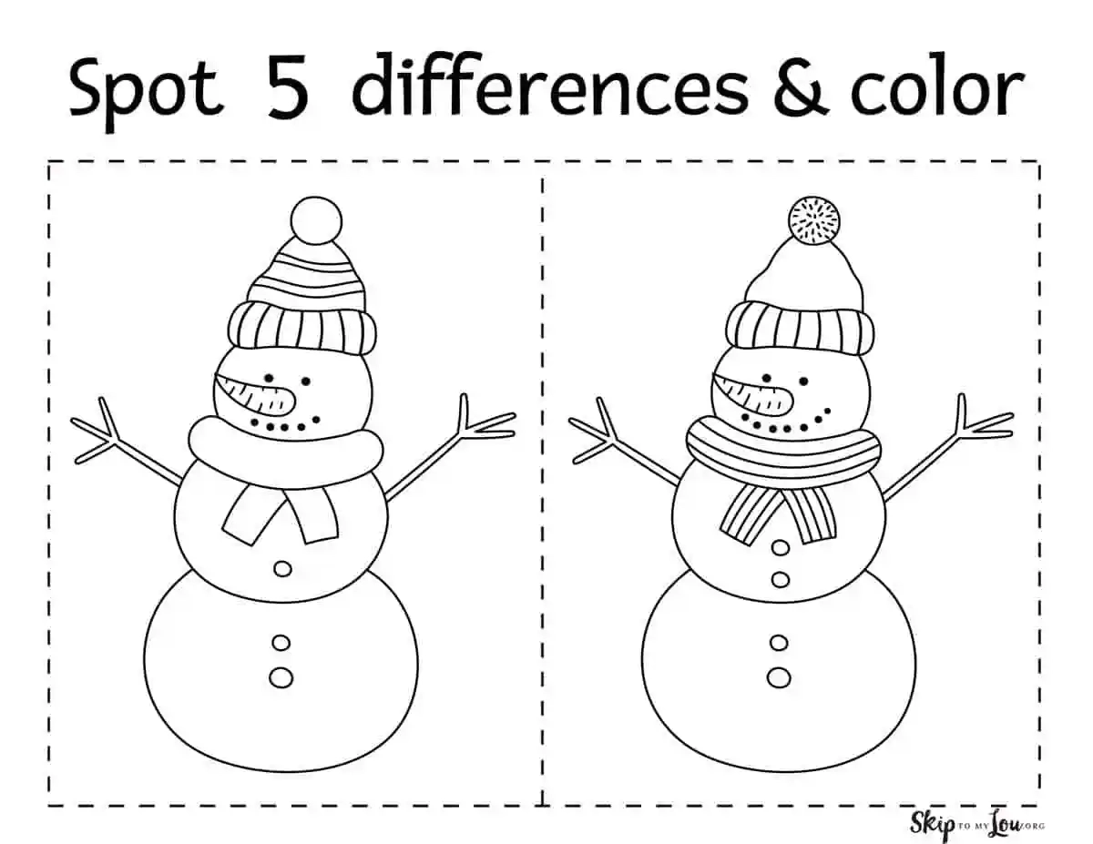 Free Printable Christmas Worksheets