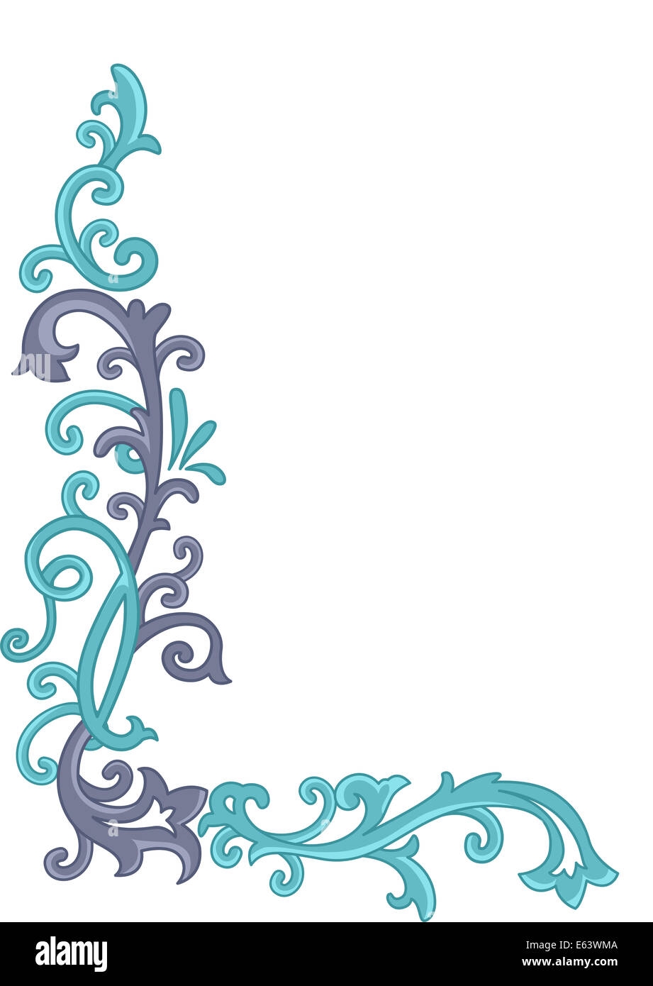 Corner Border Design Hi res Stock Photography And Images Alamy
