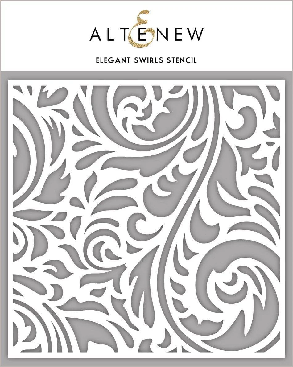Create Effortless Backgrounds With The Elegant Swirls Stencil Altenew