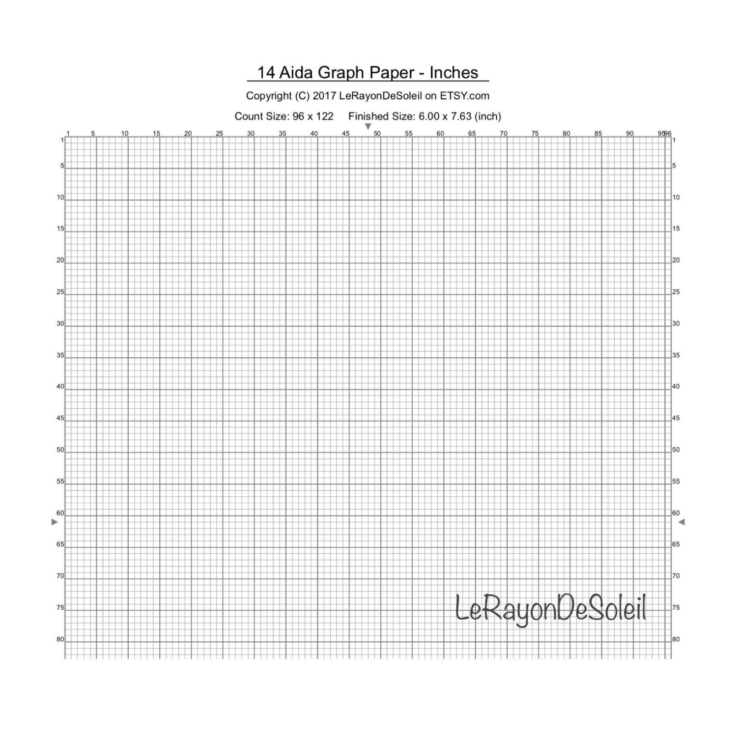 Free Printable 14 Count Graph Paper