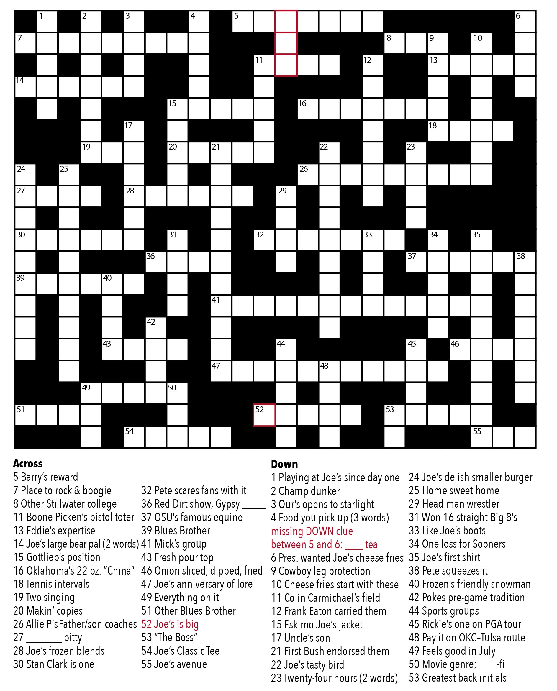 Printable Entertainment Crossword Puzzles