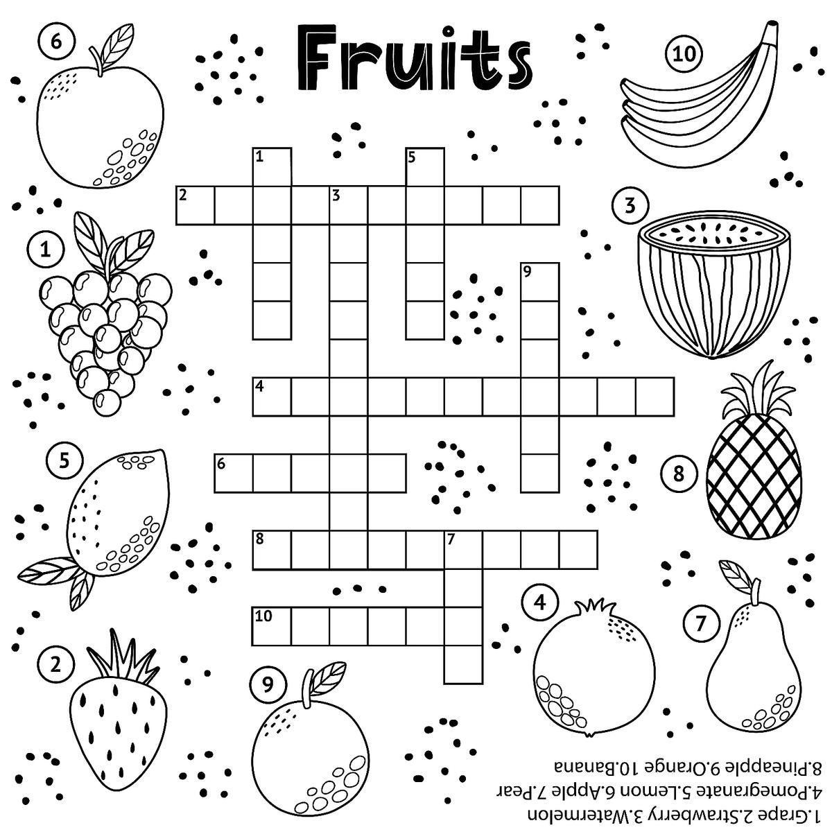 Free Printable Kindergarten Crossword Puzzles