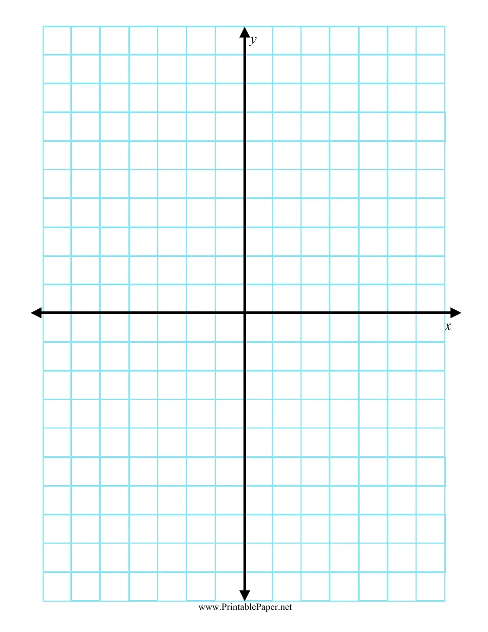 Graph Paper Printable With Axis