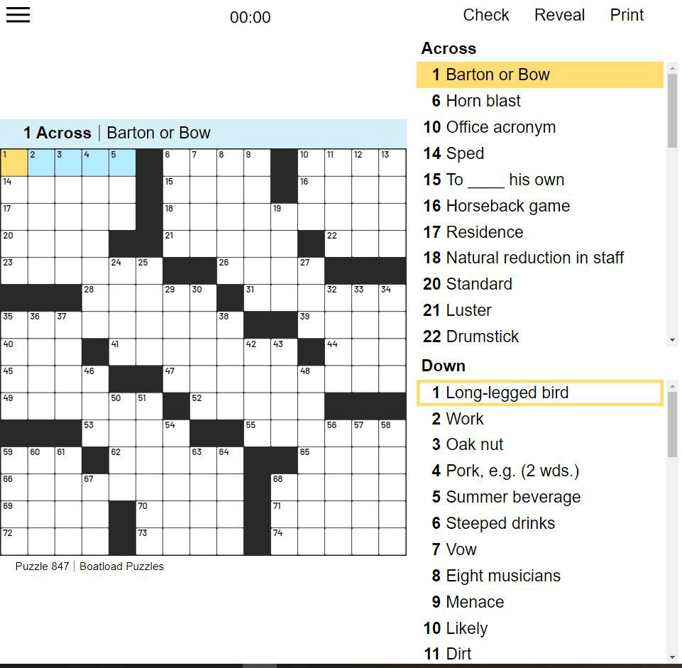 Printable Crossword Puzzles Denver Post