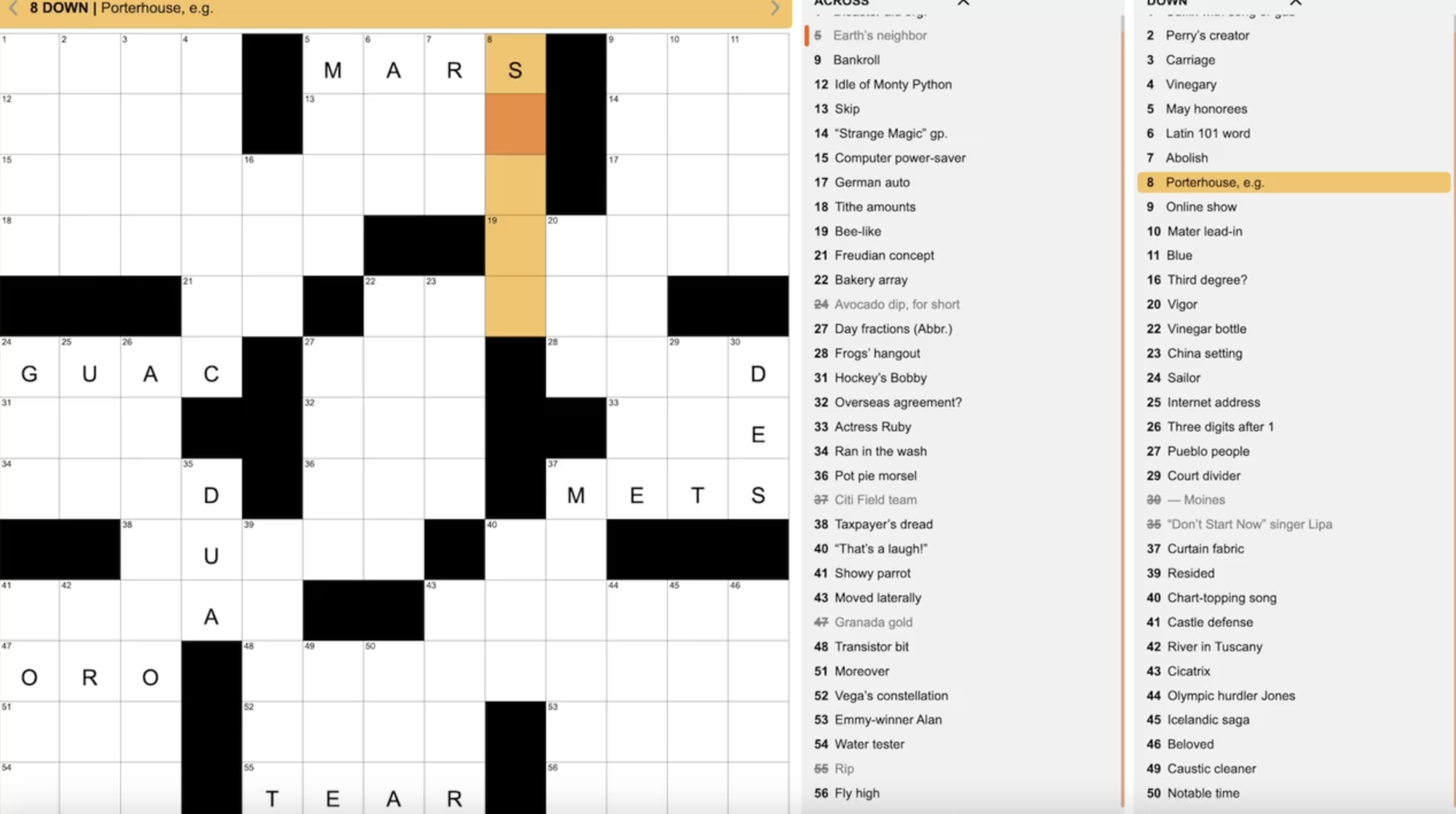 Easy Daily Crossword Puzzles Printable