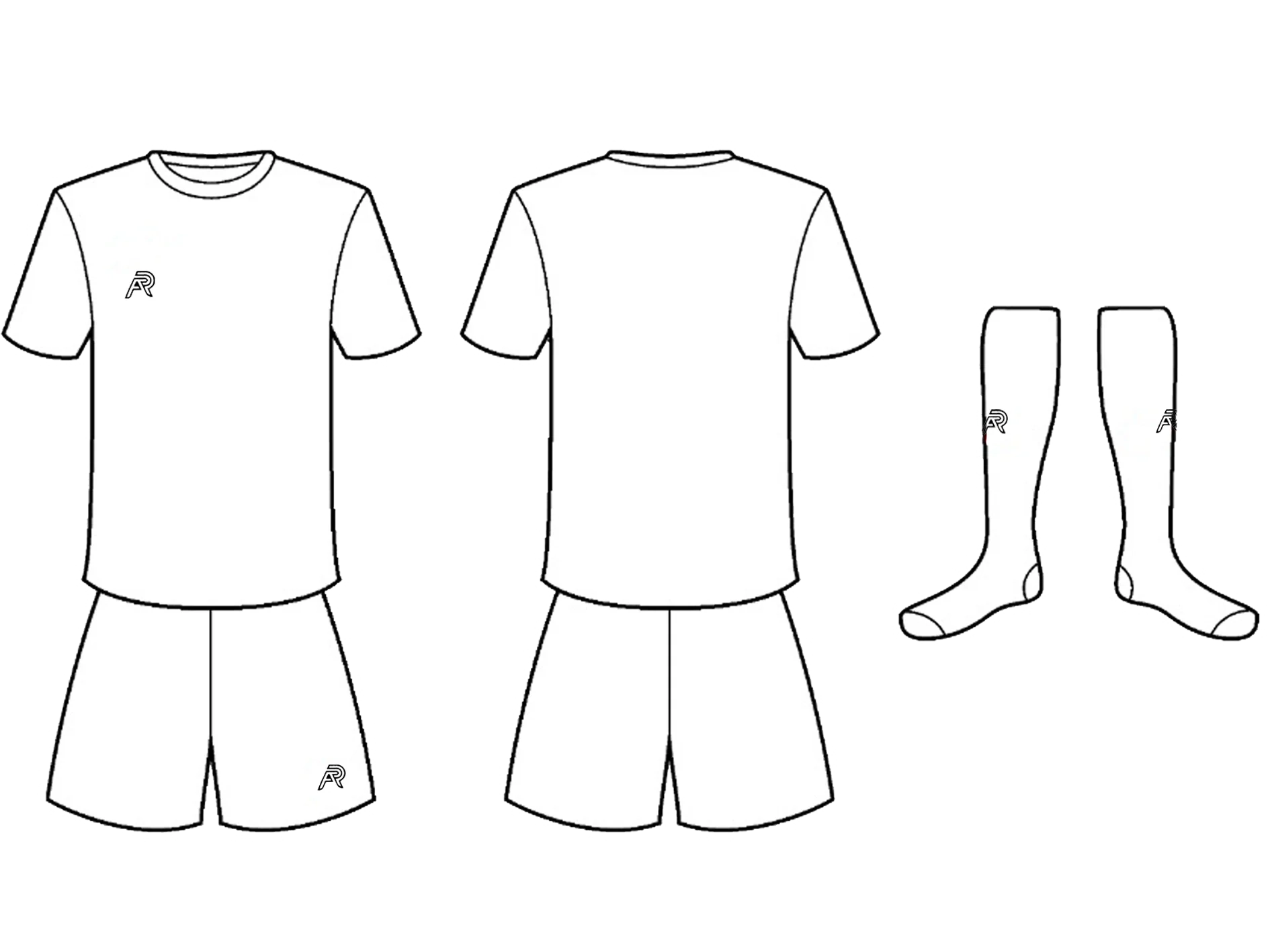 Design Your Own Football Kit Printable