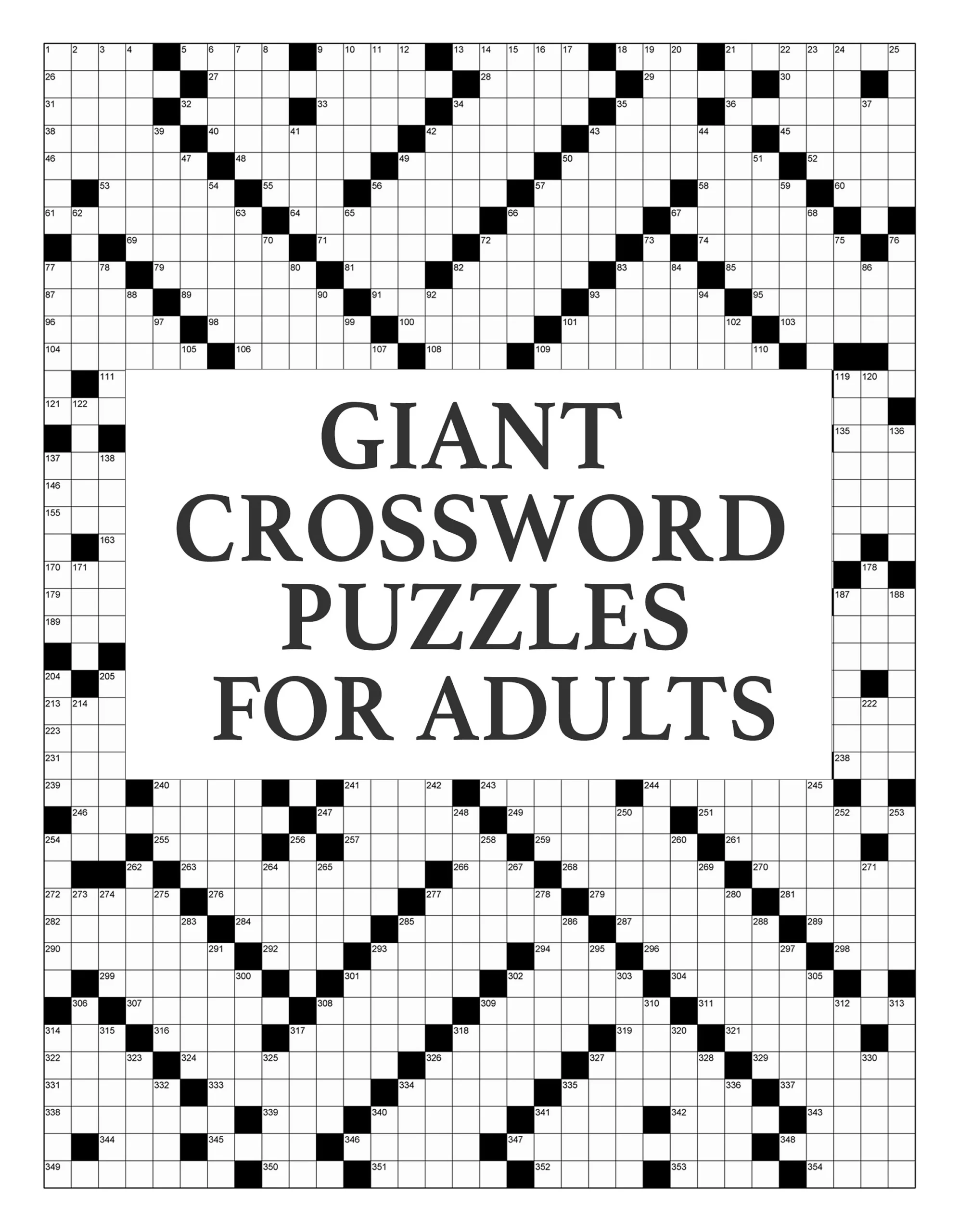 Jumbo Crossword Puzzles Printable