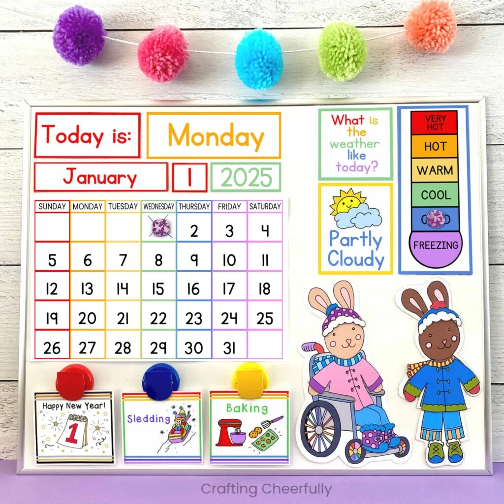 DIY Children s Calendar Free Calendar Printables In Multiple Languages 