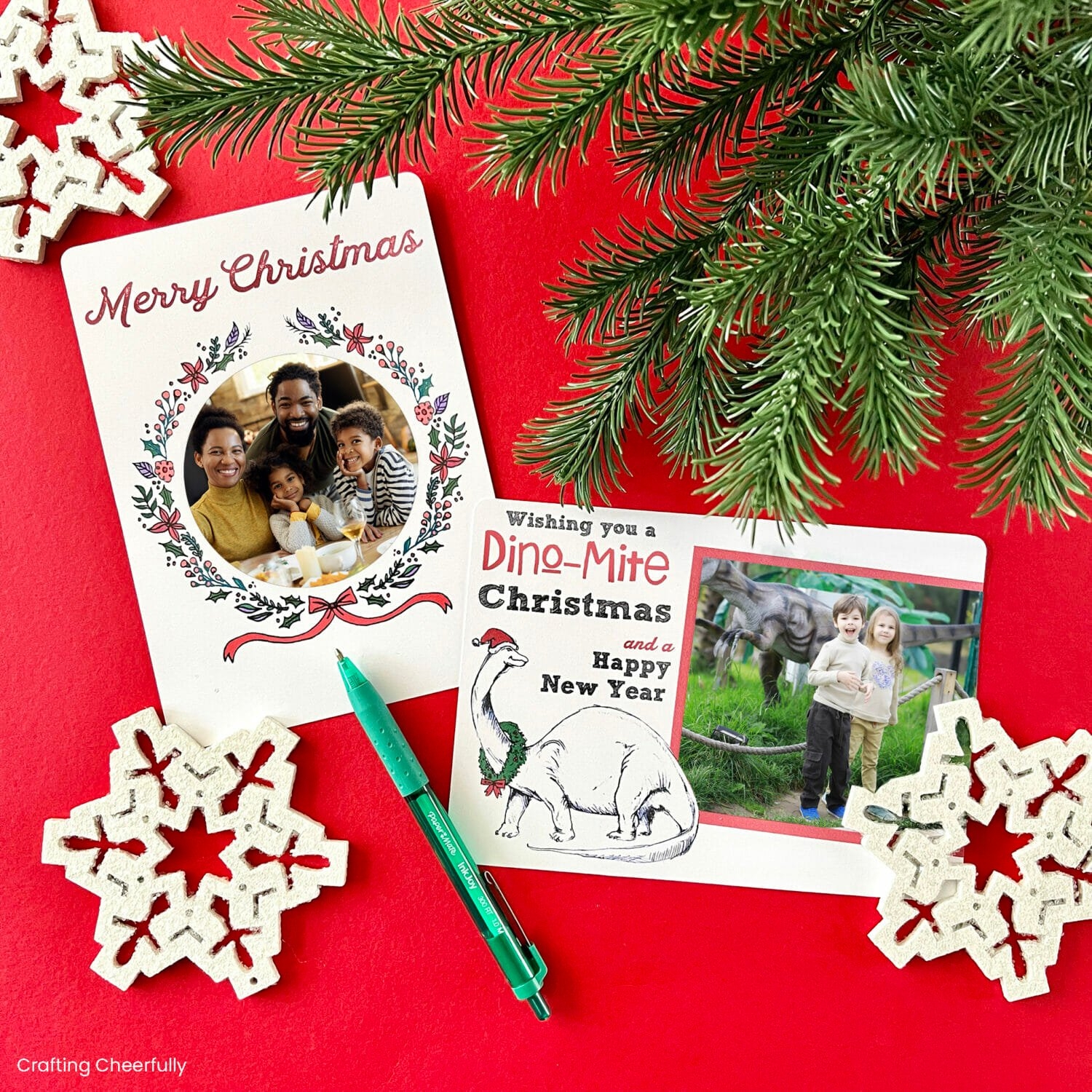 Free Printable Photo Christmas Cards Designs