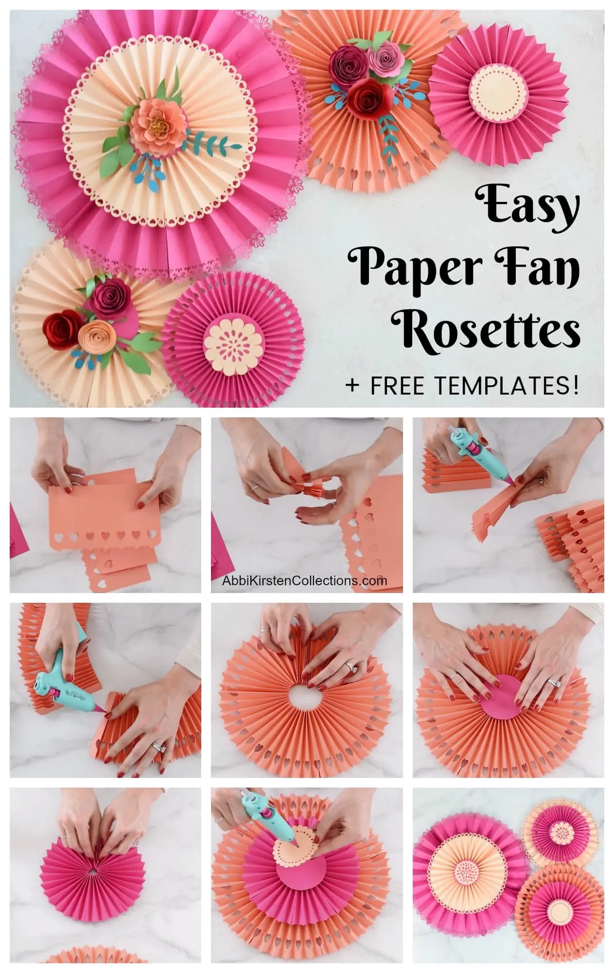 How To Make Paper Rosettes Tutorial