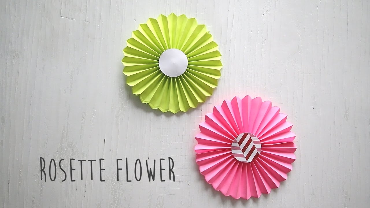 DIY Rosette Flower