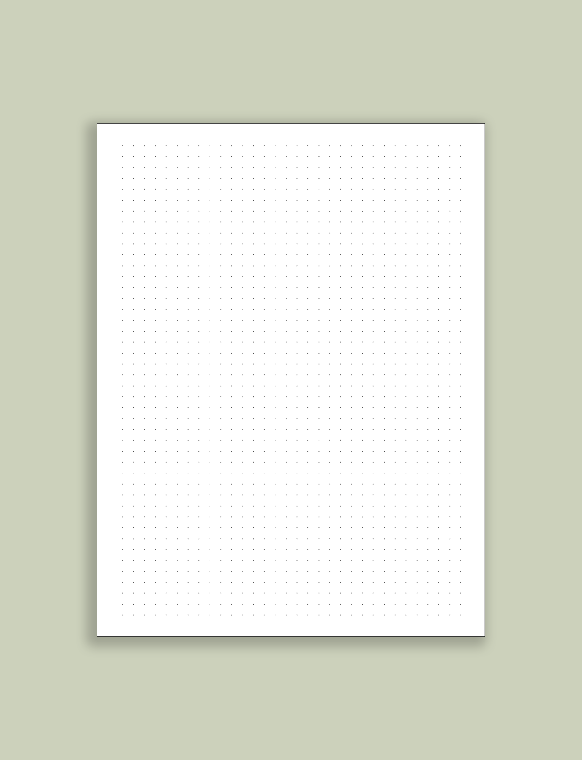 Dotted Graph Paper Printable