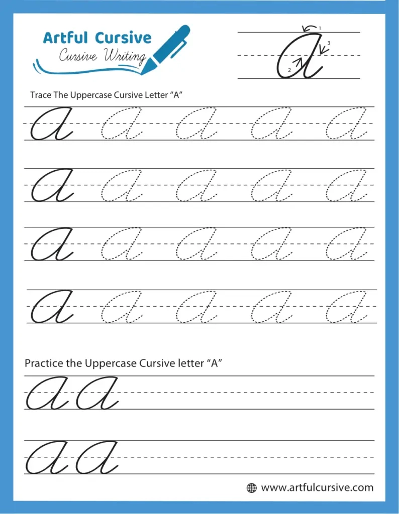 Cursive Writing Printable Worksheets
