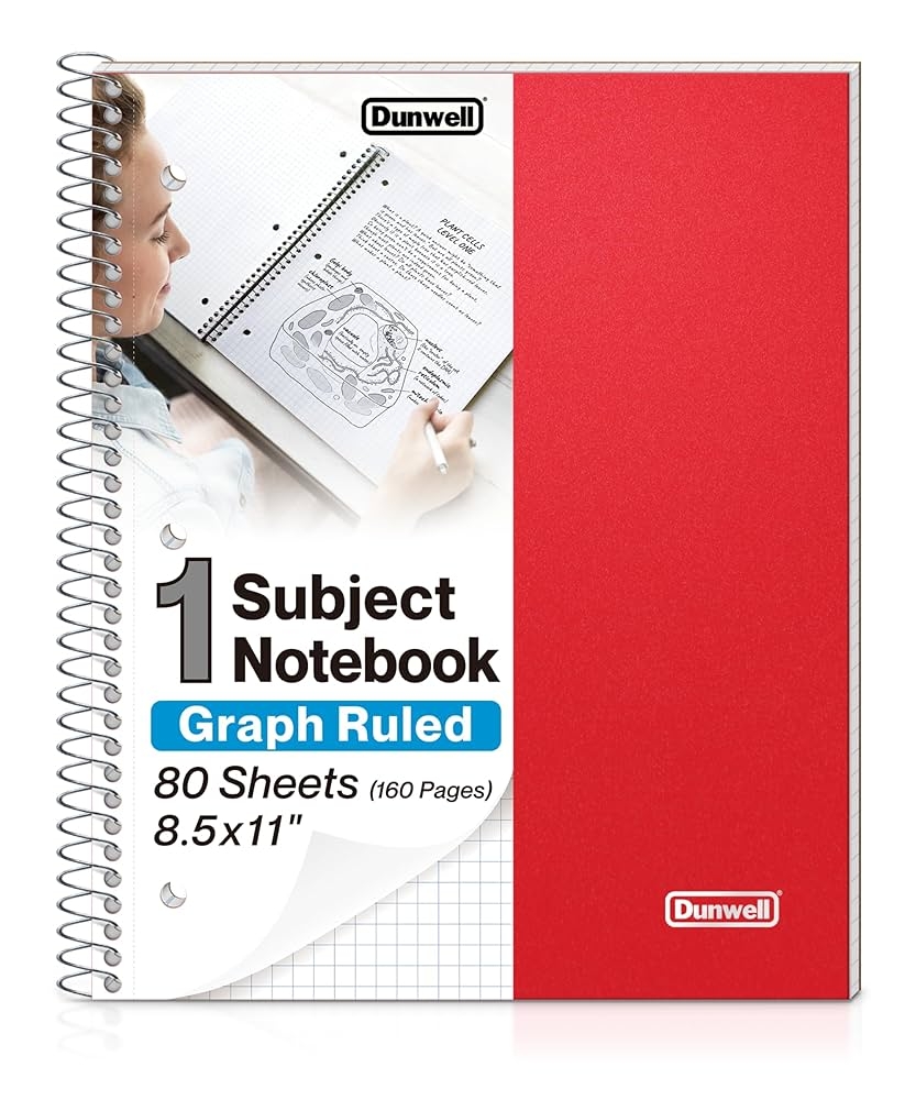Graph Paper Notebook 8.5 X 11