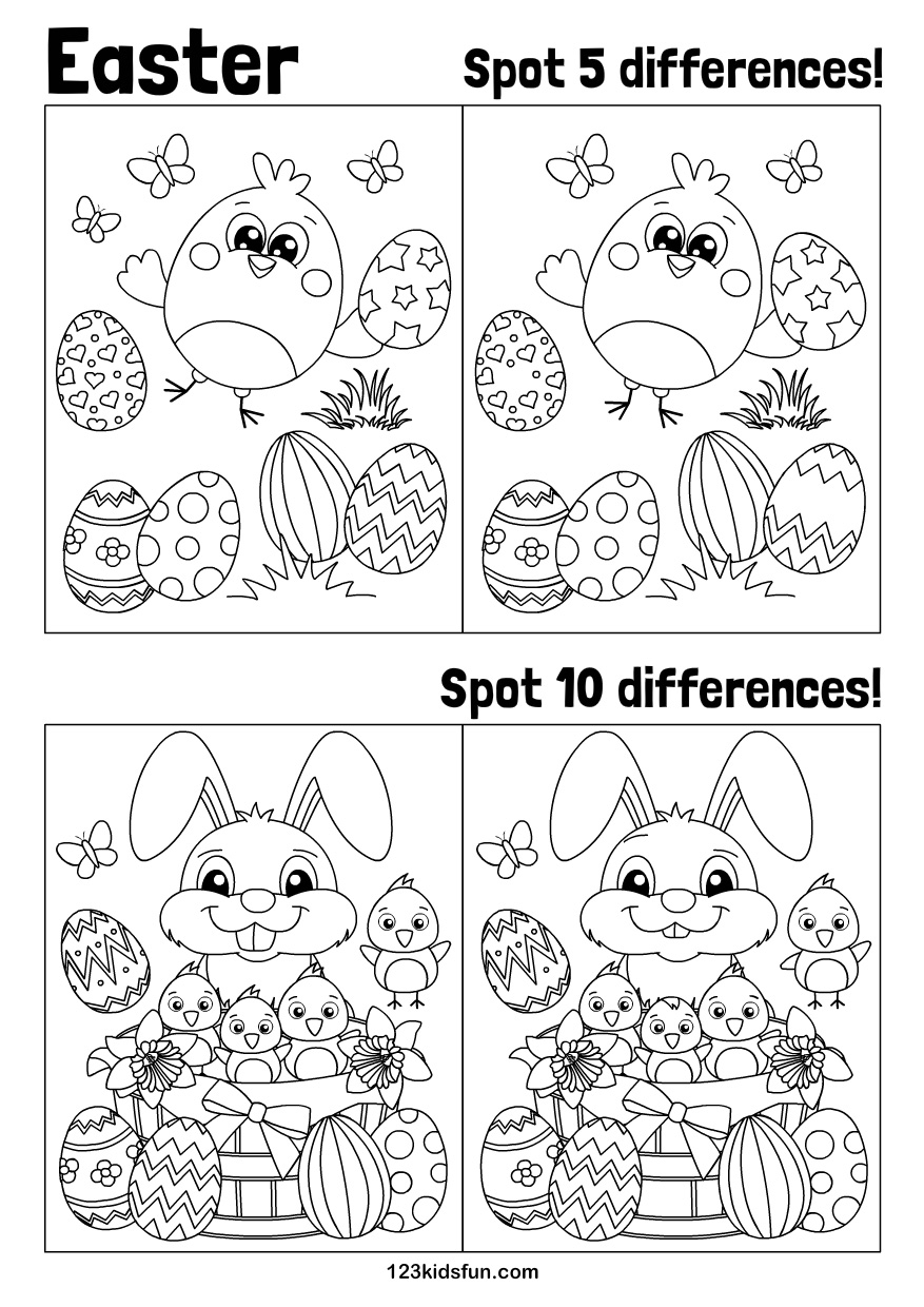 Printable Worksheets For Easter