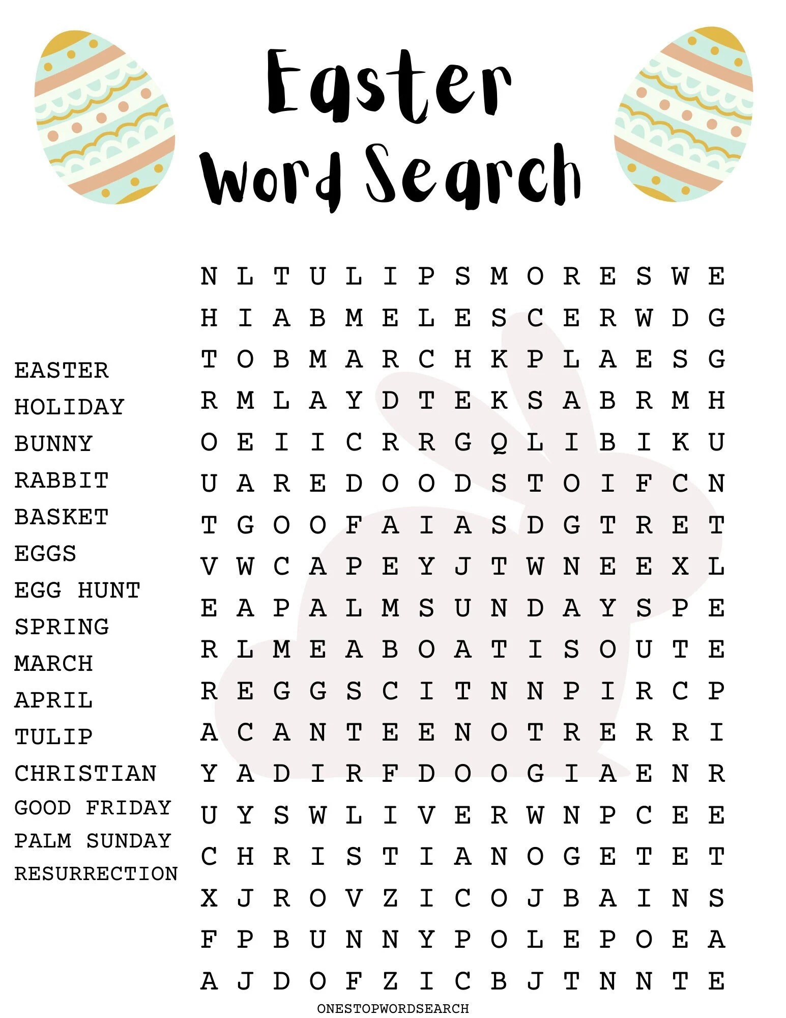 Easter Puzzles Printable