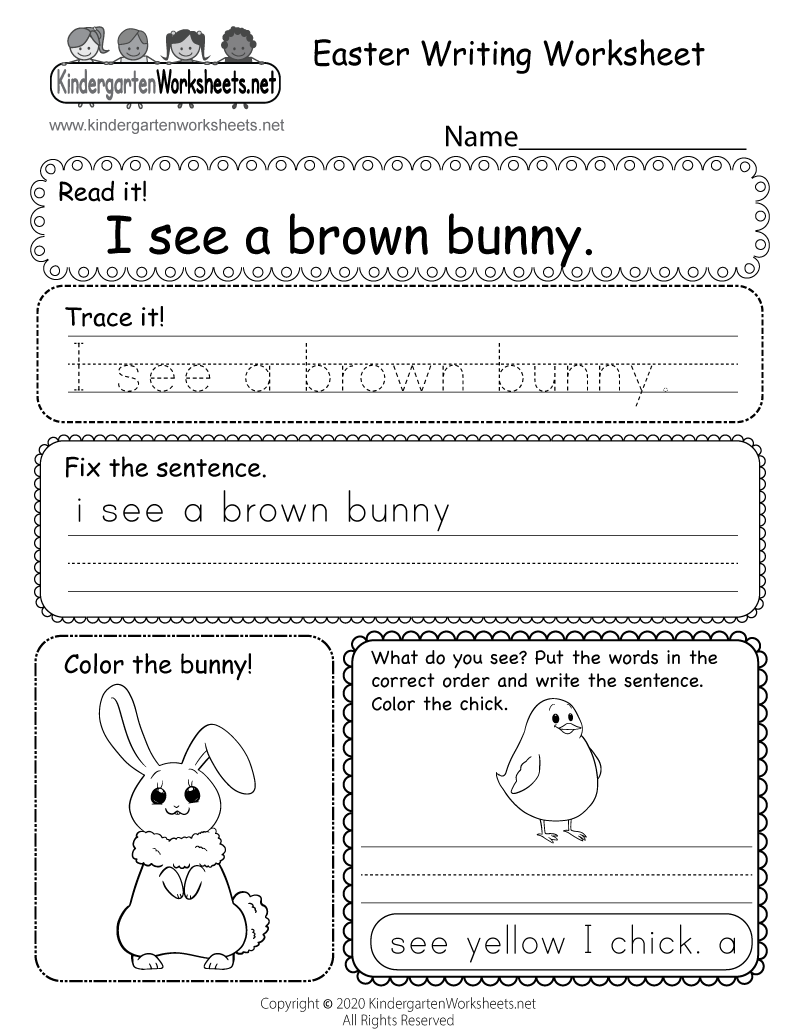 Free Printable Worksheets For Writing