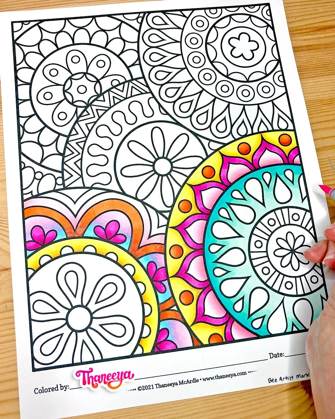 Easy Abstract Coloring Pages Printable Coloring Pages For Adults Teens And Kids Art Is Fun