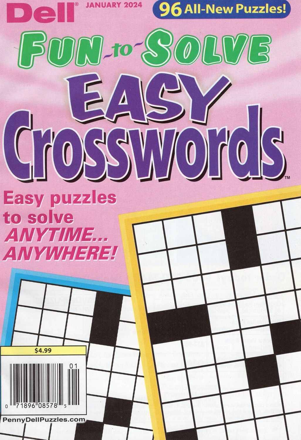 Dells Easy Printable Crossword Puzzles