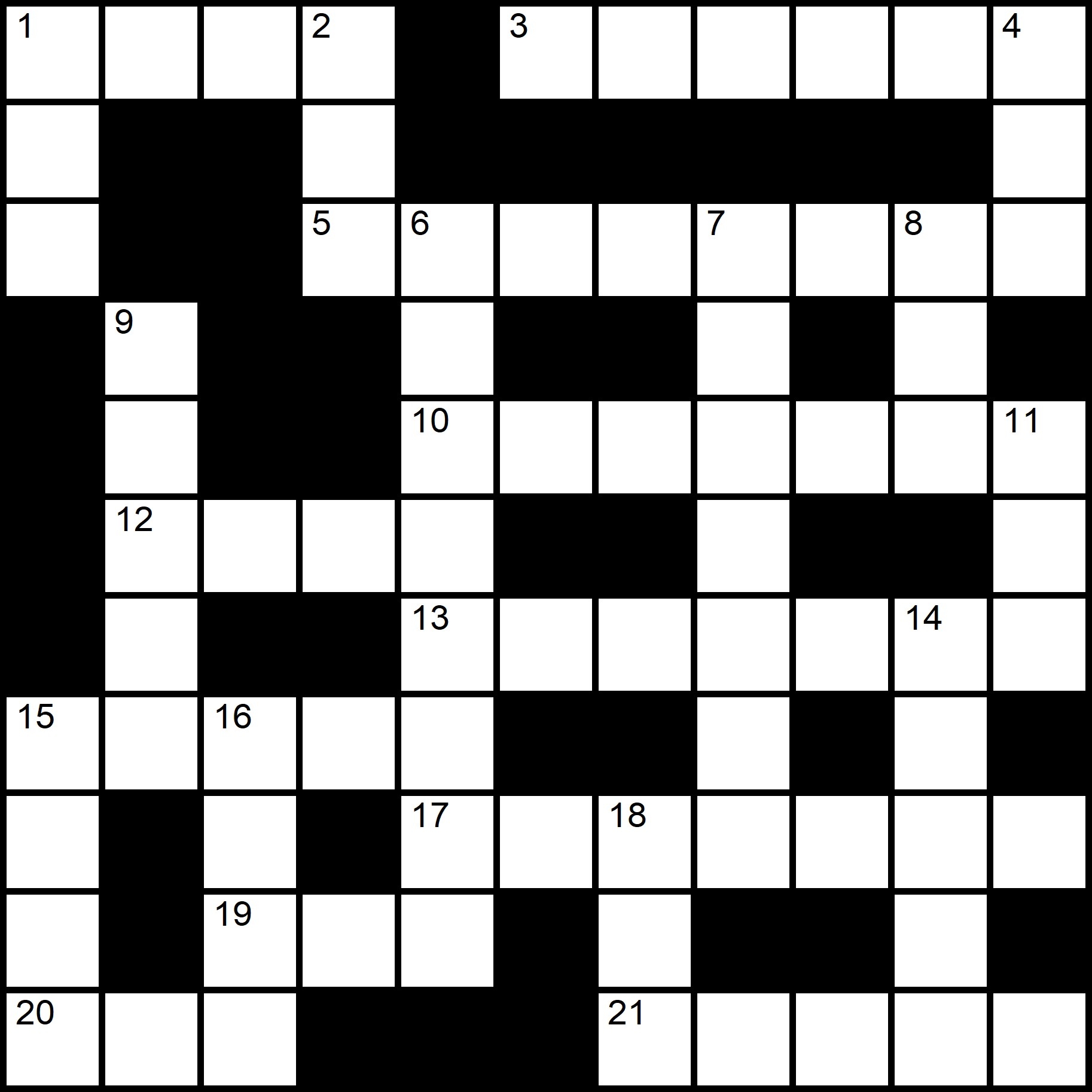 Printable Online Crossword Puzzles