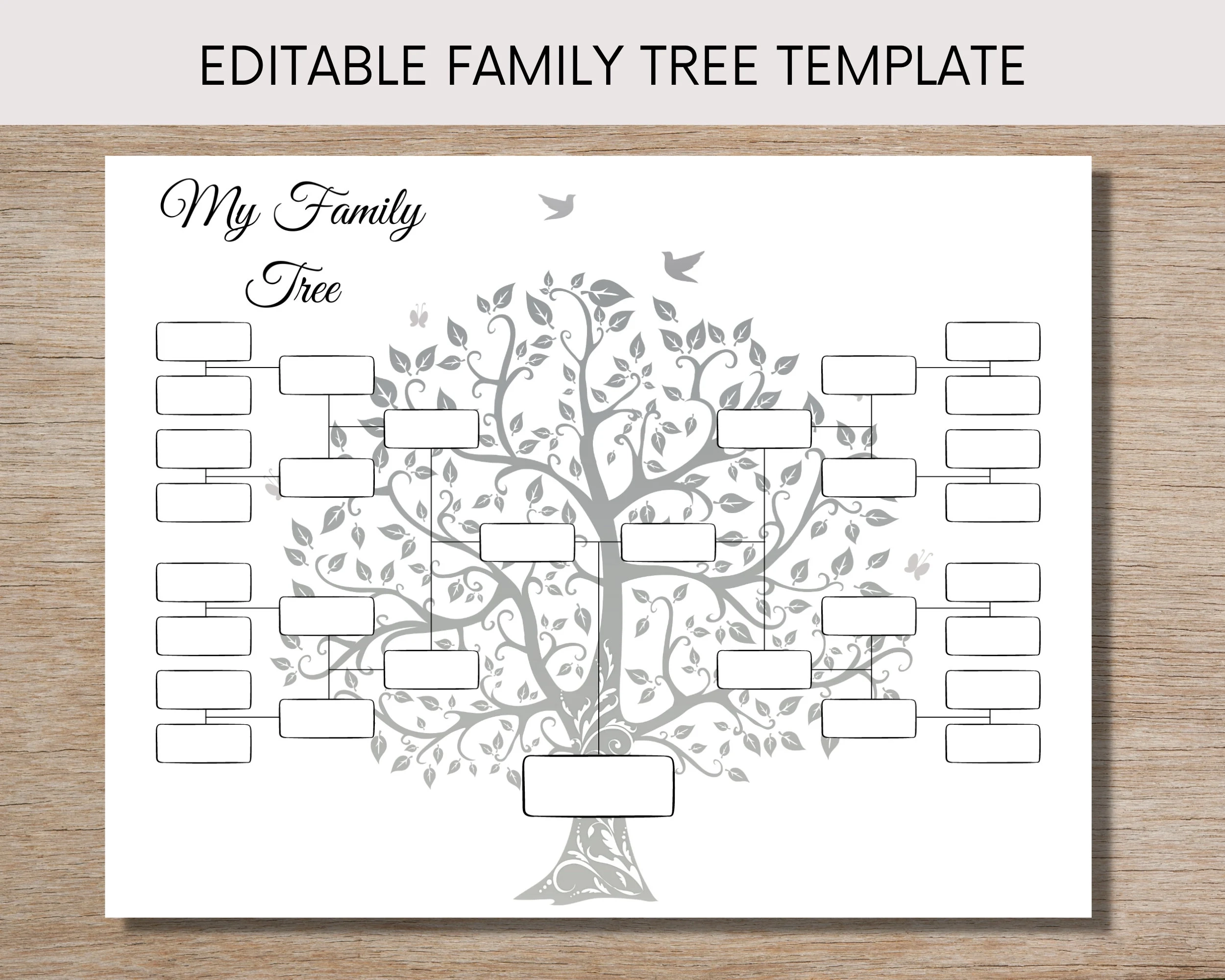Printable Family Tree Worksheet