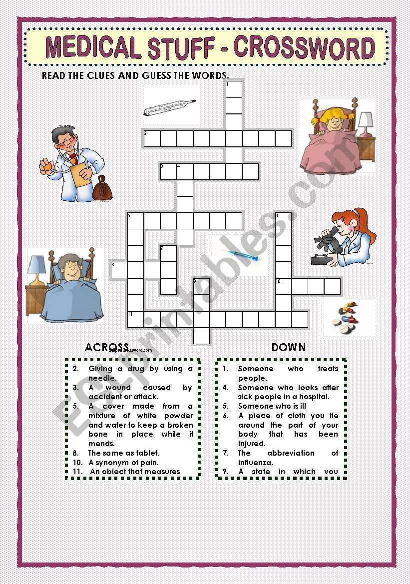 Greys Anatomy Crossword Puzzles Printable