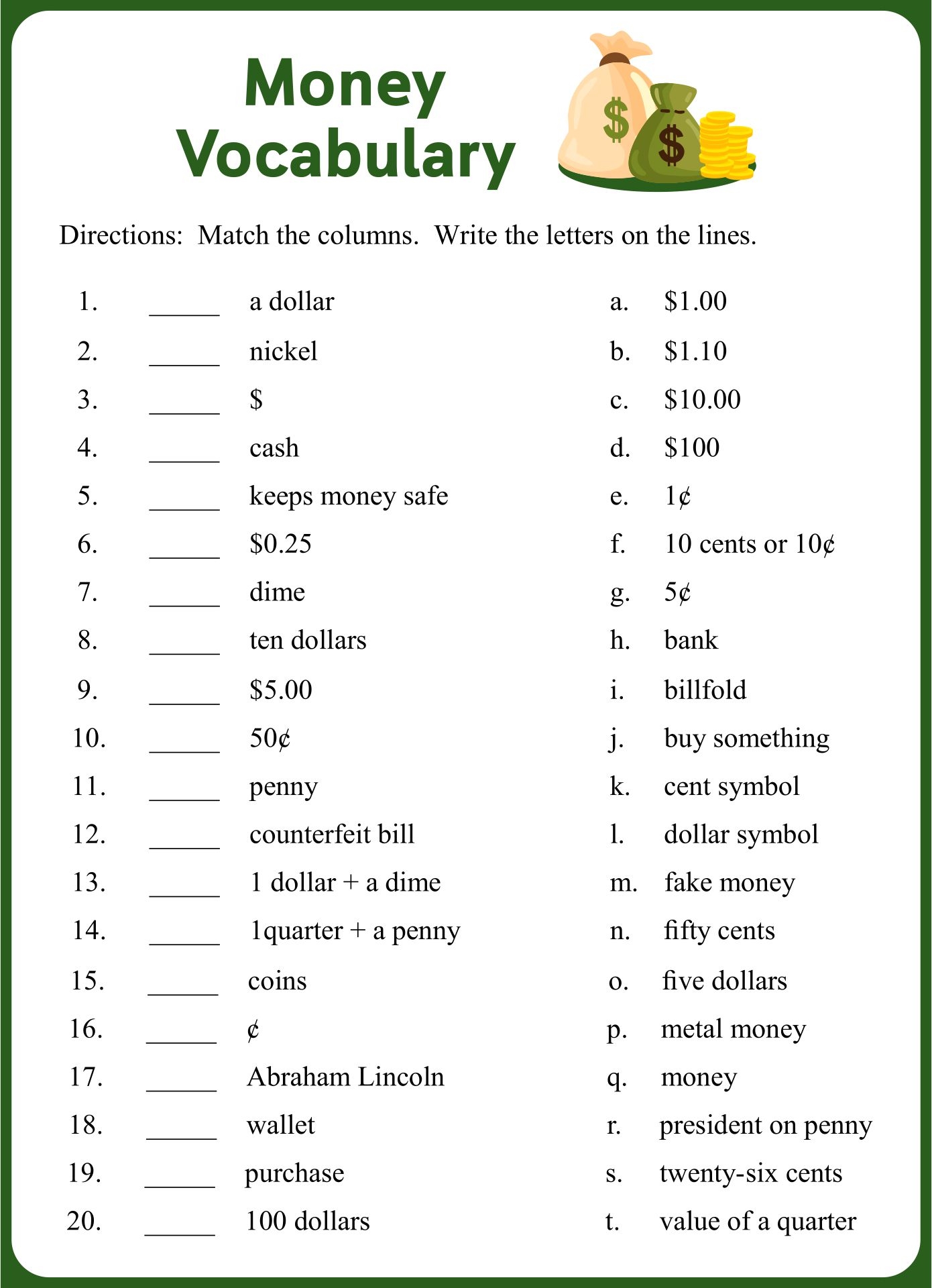 Esl Worksheets For Adults Free Printable