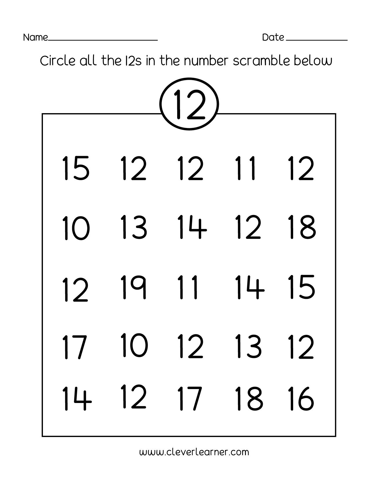 K 12 Free Printable Worksheets Pdf