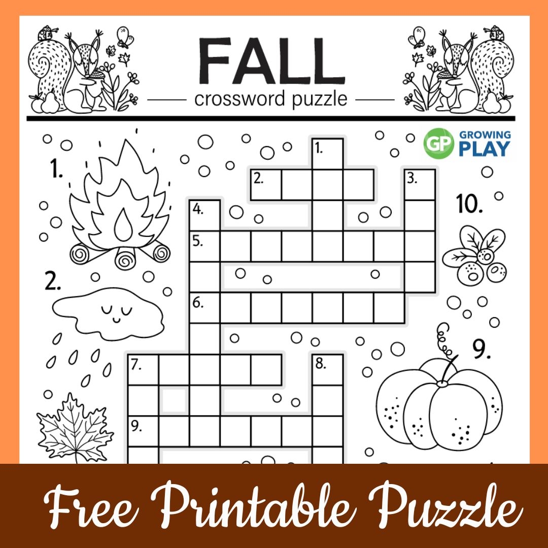 Fall Puzzles Printable
