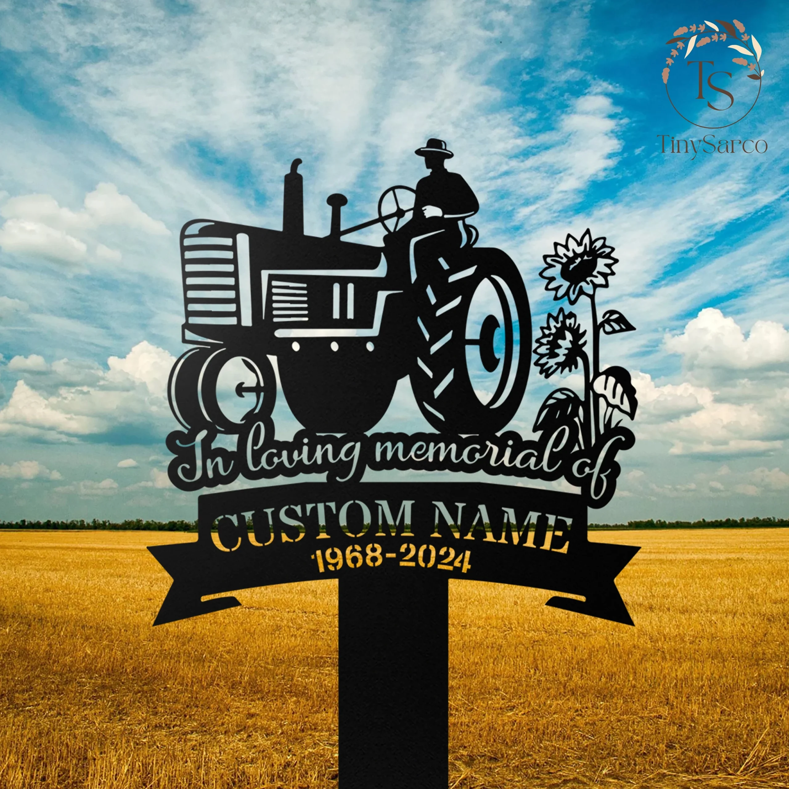 Farmer Dad Memorial Etsy Ireland