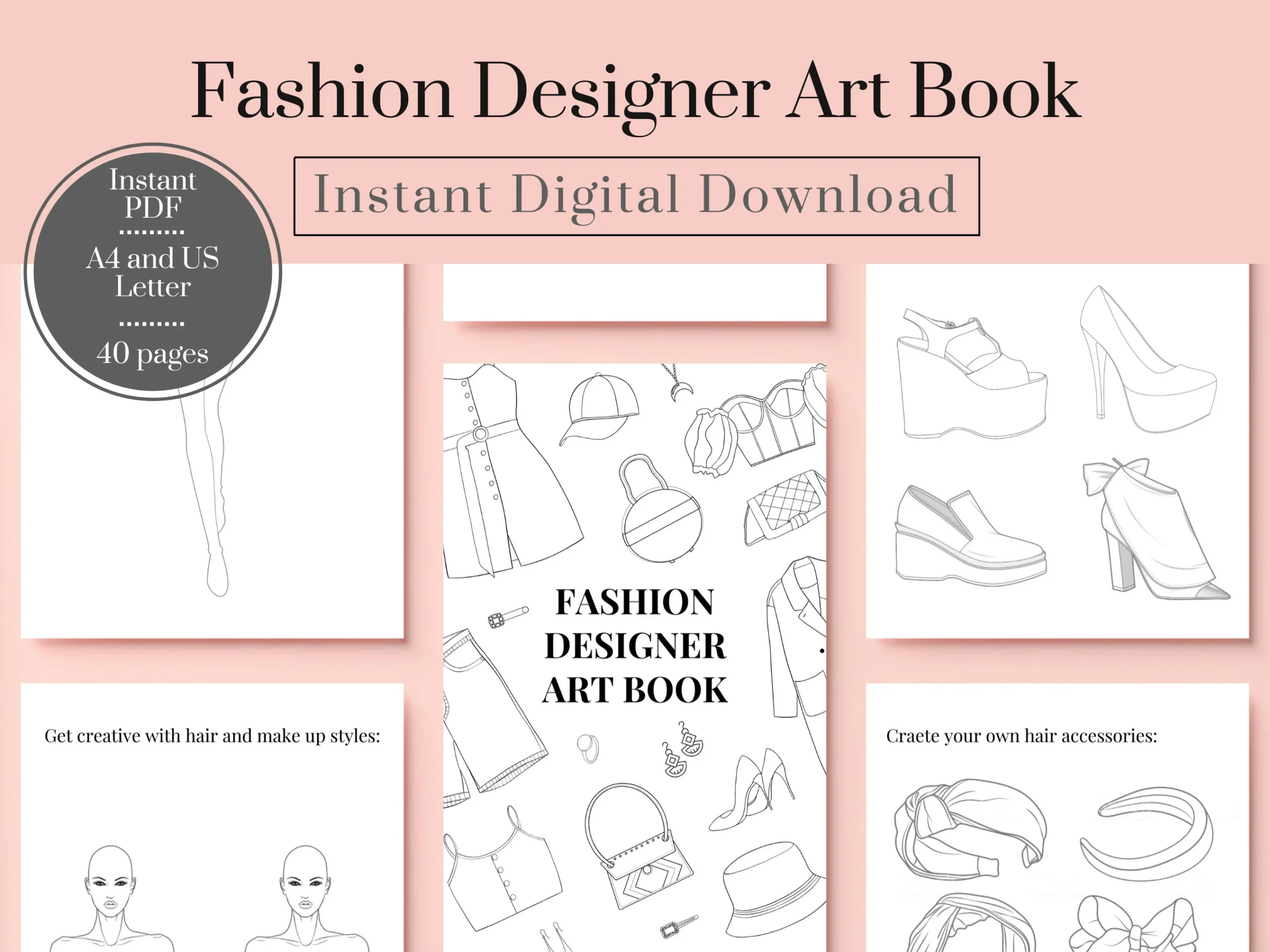 Fashion Design Printables