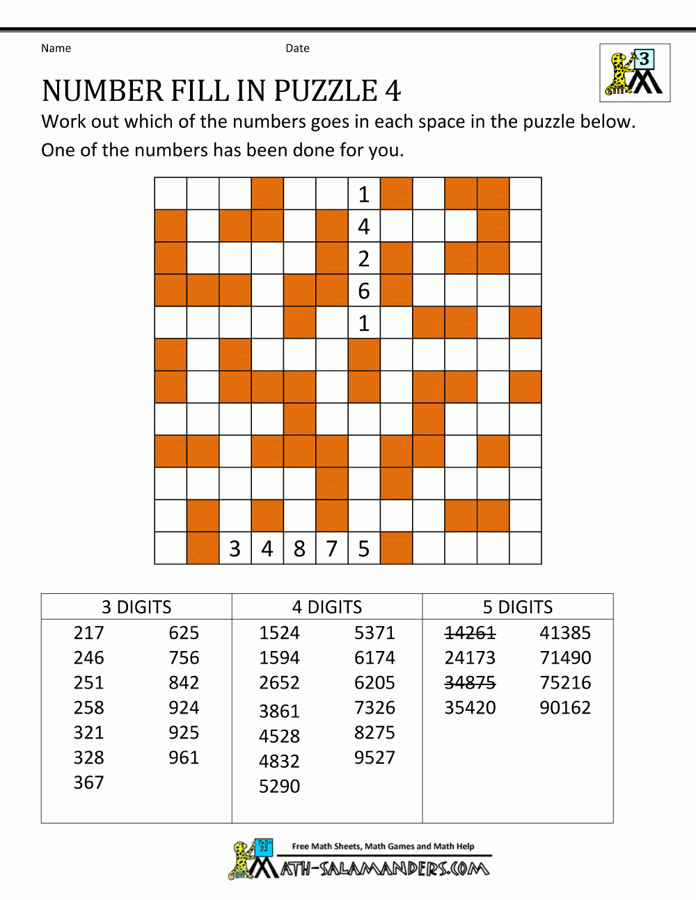 Fill In Puzzles Printable Large Bing Fill In Puzzles Maths 