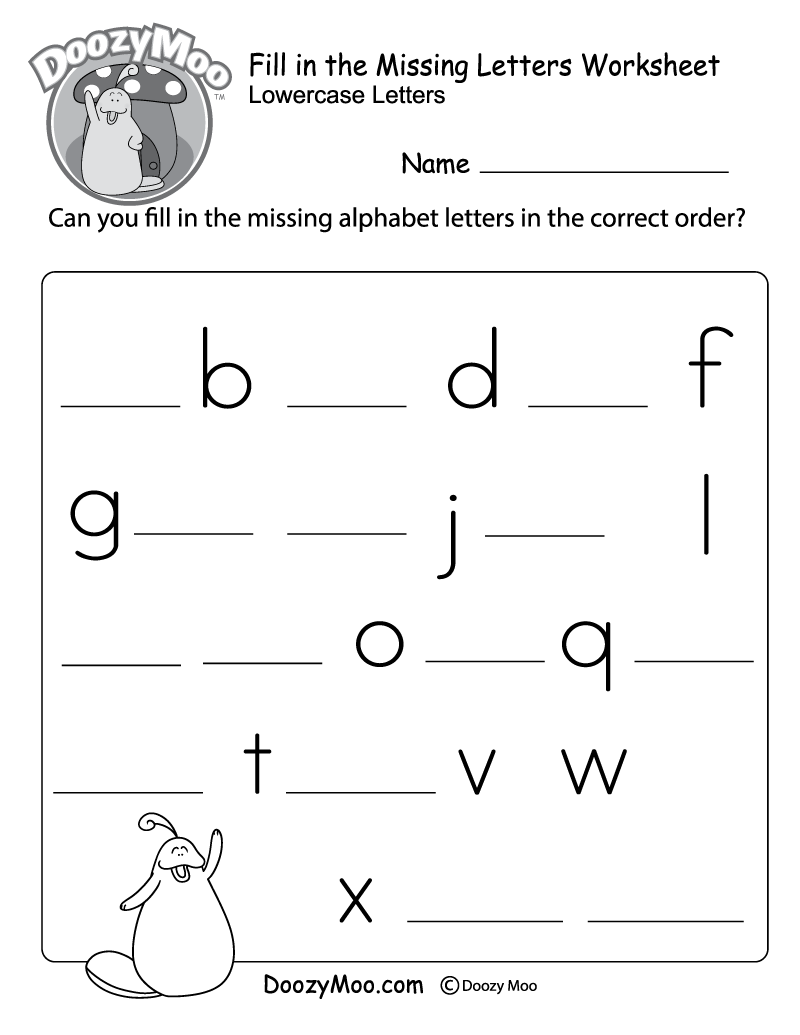 Free Printable Fill In The Blank Worksheets