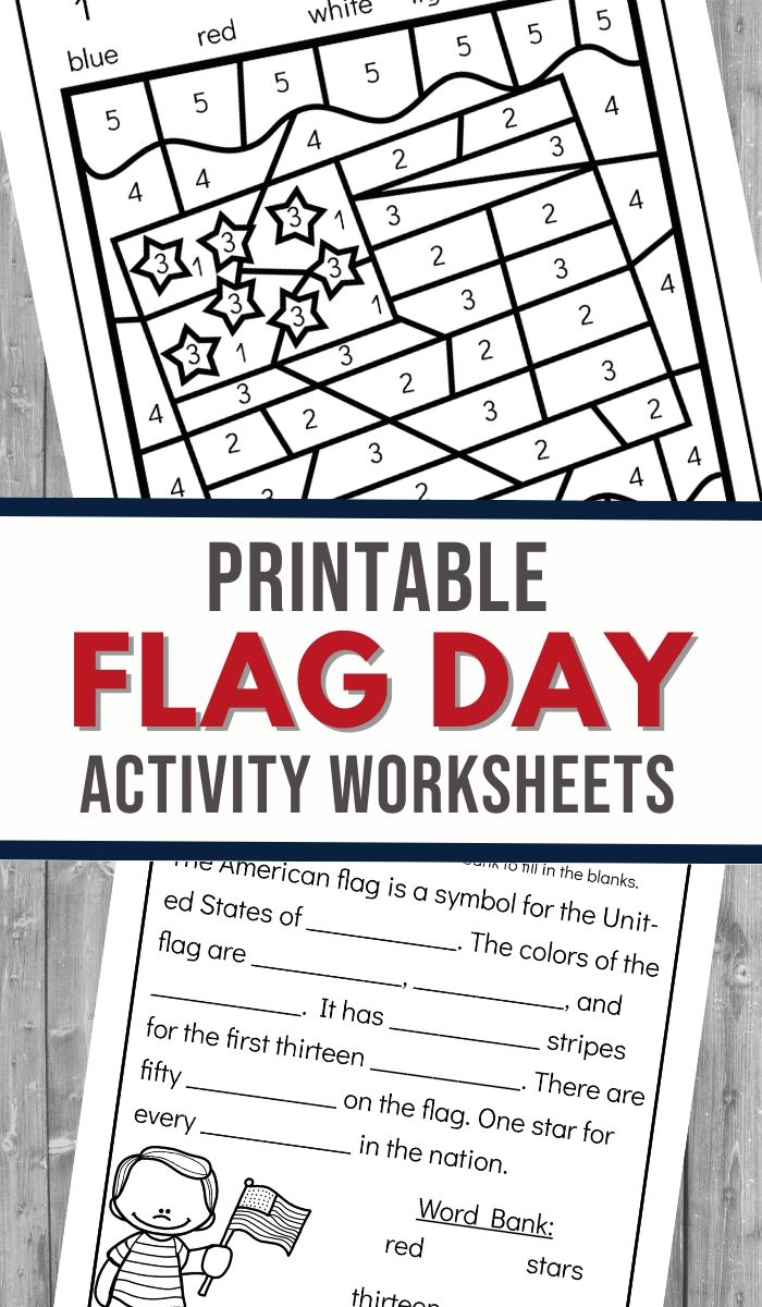 Flag Day Printable Worksheets