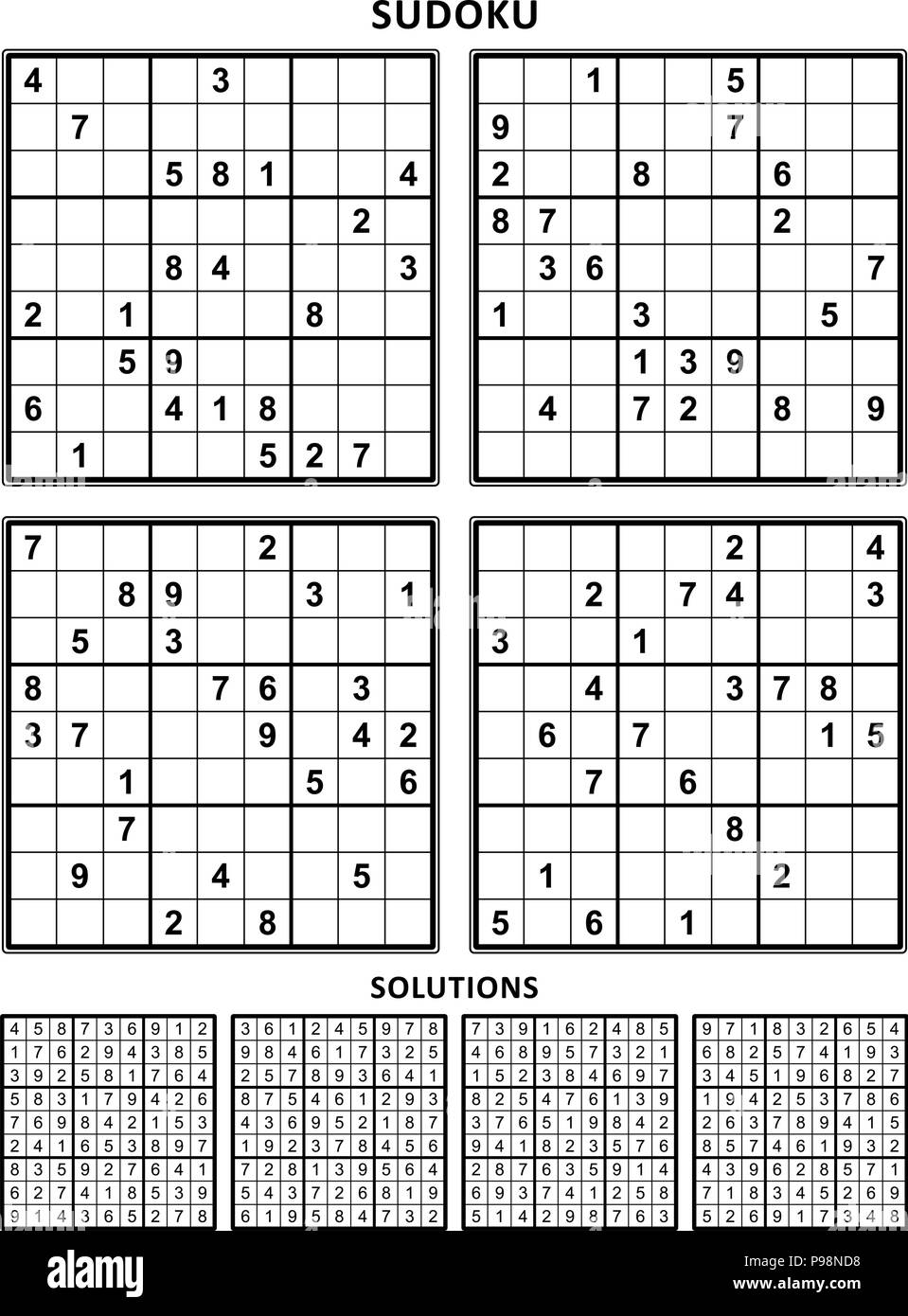 Sudoku Puzzles Printable Easy