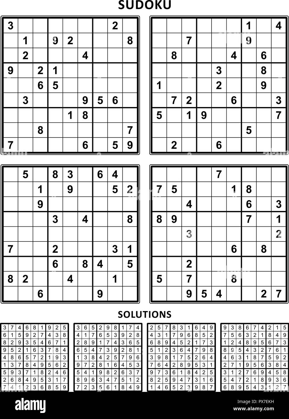 Sudoku Puzzles Printable