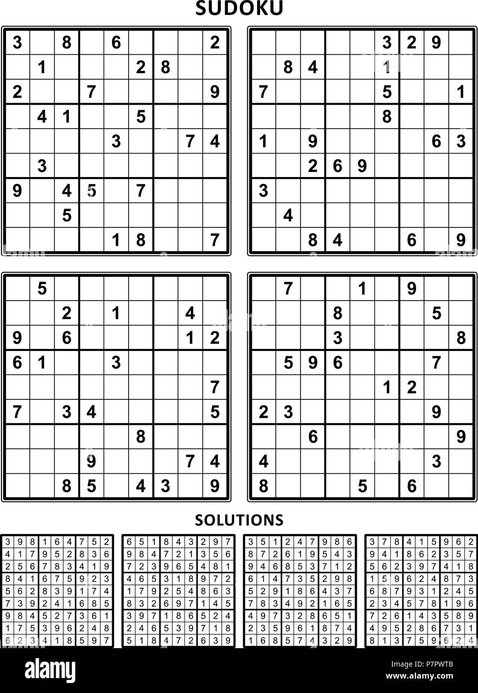 Printable Easy Sudoku Puzzles