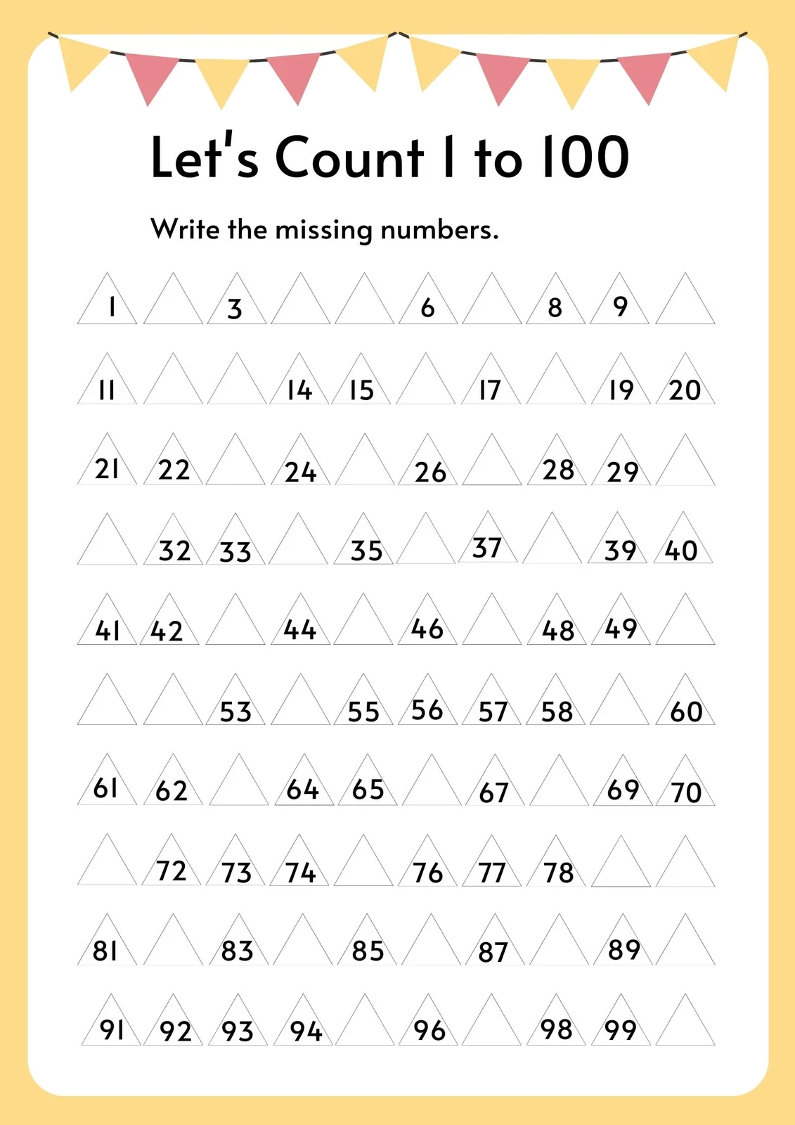 Printable Worksheets For 1st Grade