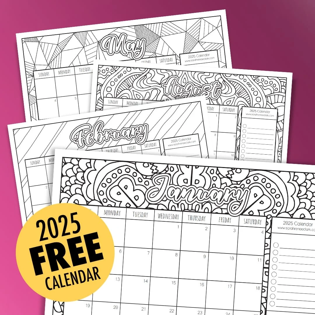 Blank Calendar 2025 Pdf
