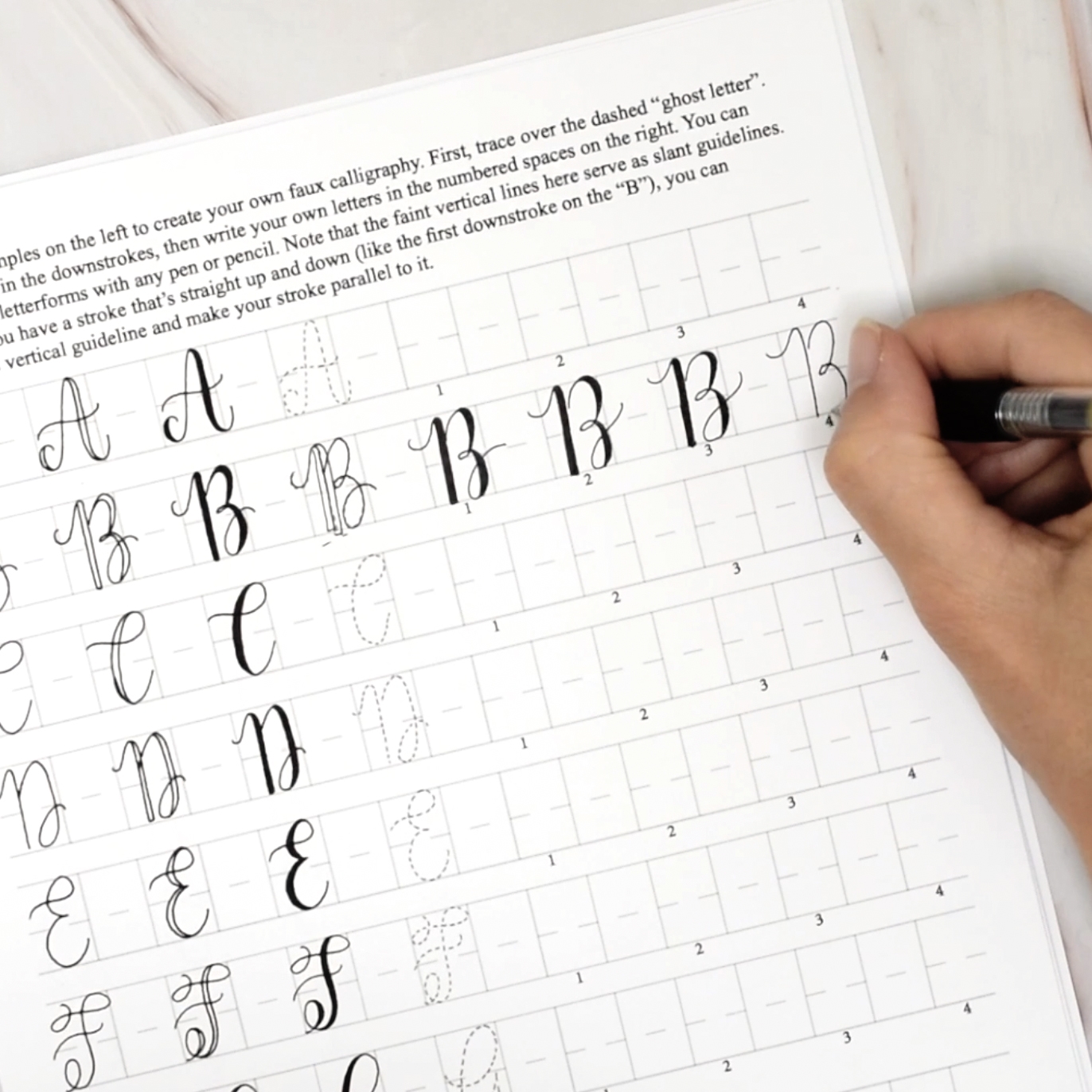 Lettering Worksheets Printable