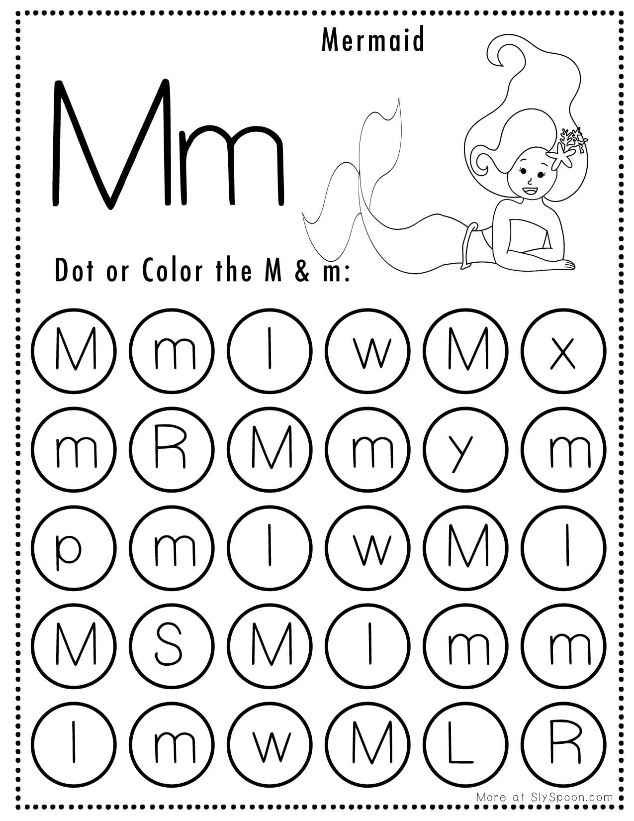 Free Printable Letter M Worksheets